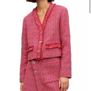 Maje Volia Tweed Blazer